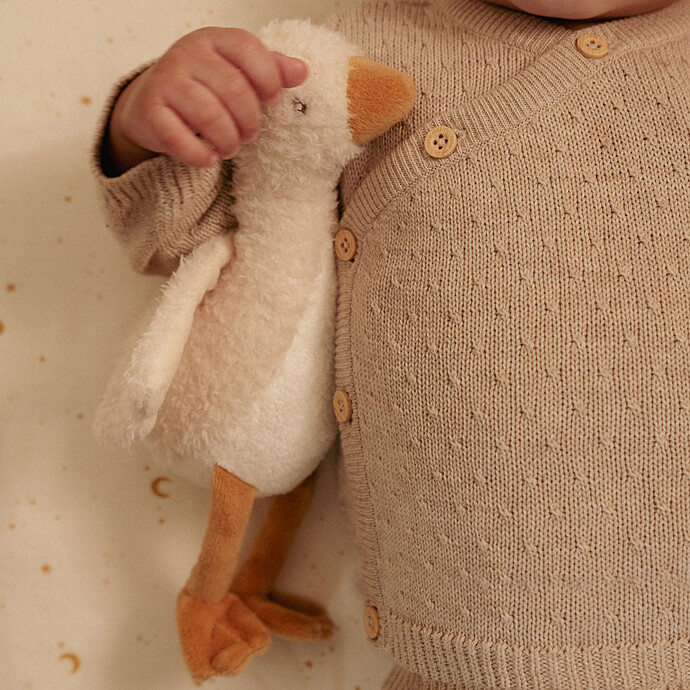Peluche oie calin 17cm newborn – Image 2