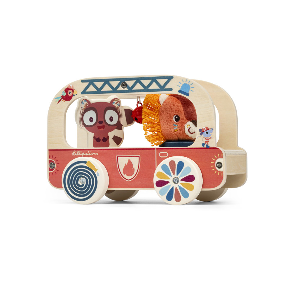 Camion de pompier en bois Jack
