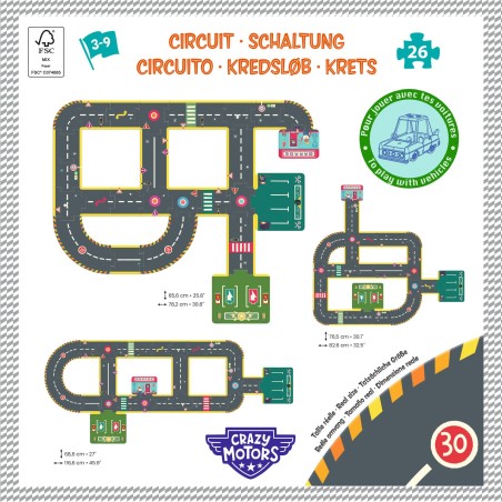 Puzzle circuit voitures crazy motors – Image 2