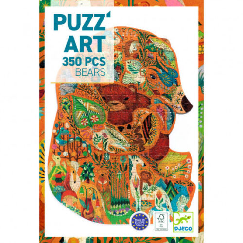 PUZZ'ART OURS 350PCS - DJECO