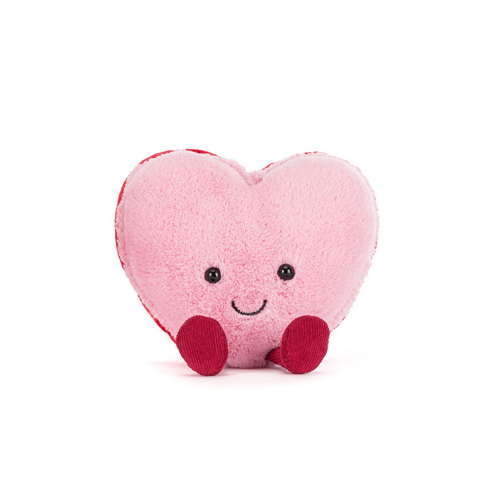 Amuseable colette coeur macaron rose