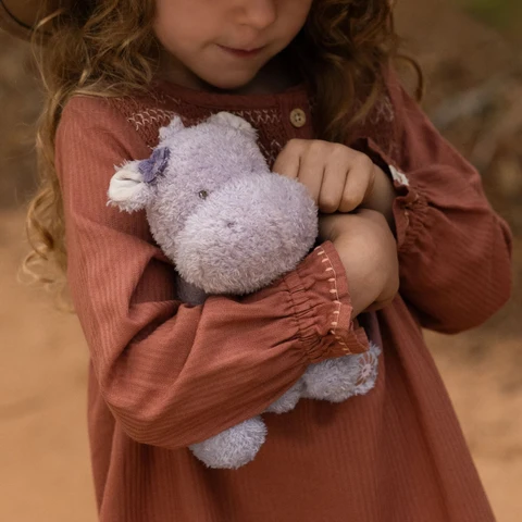 Peluche hippopotame douce et câline Safari