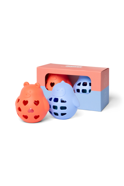 Lots de hochets 3D Ours et pingouin