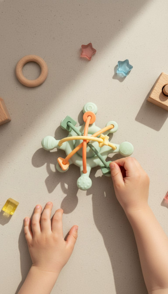 Jeu d'éveil ETOILE SENSORIELLE VERTE