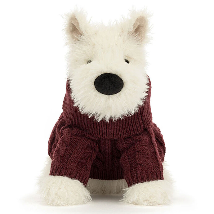 Munro Scottie Dog Winter Jumper Outfit