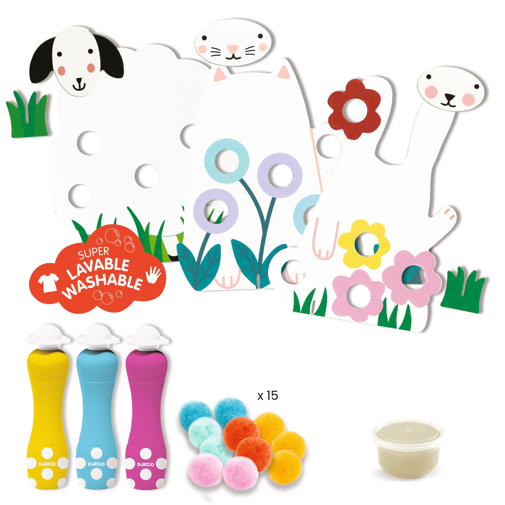 Coffret de coloriage et de motricité fine Dans l'herbe