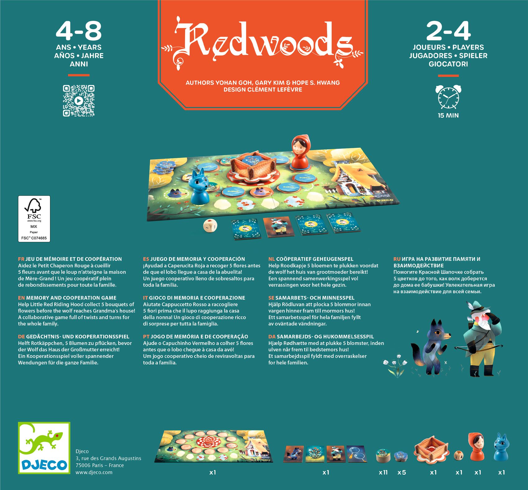 Jeu coopératif Redwoods