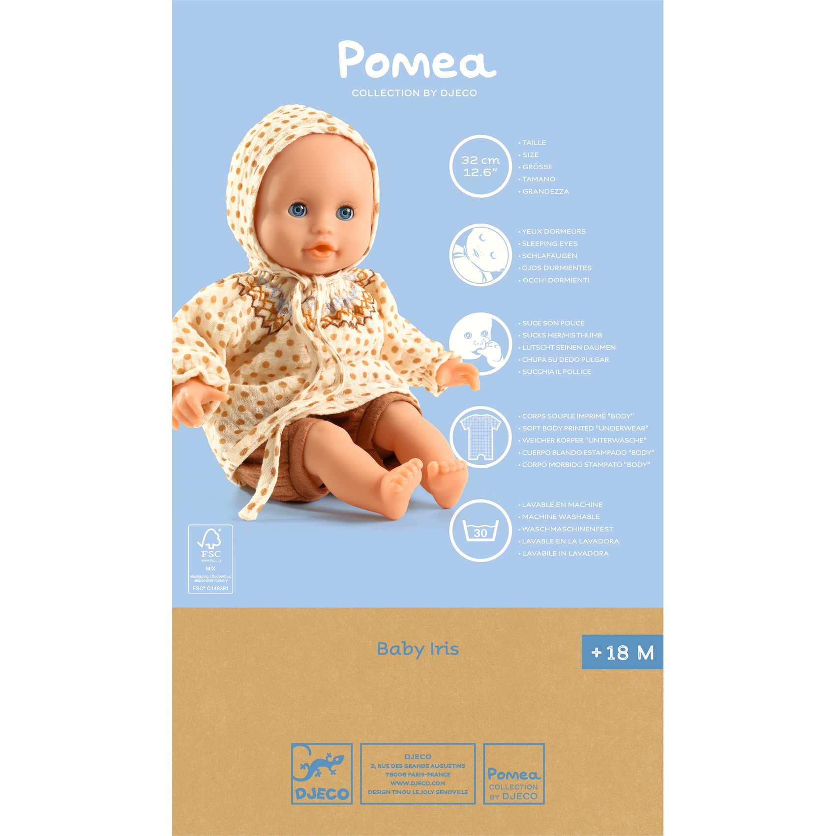 POUPEE Baby Iris POMEA