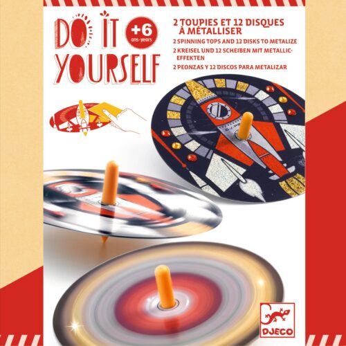 DIY 12 toupies à personnaliser Hypno cosmos