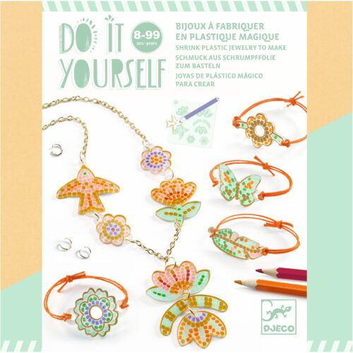 DIY kit bijoux à fabriquer Plume et Lotus