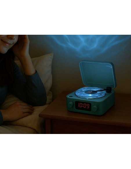 MAGIC WAVE Haut-parleur sensoriel au look rétro vert